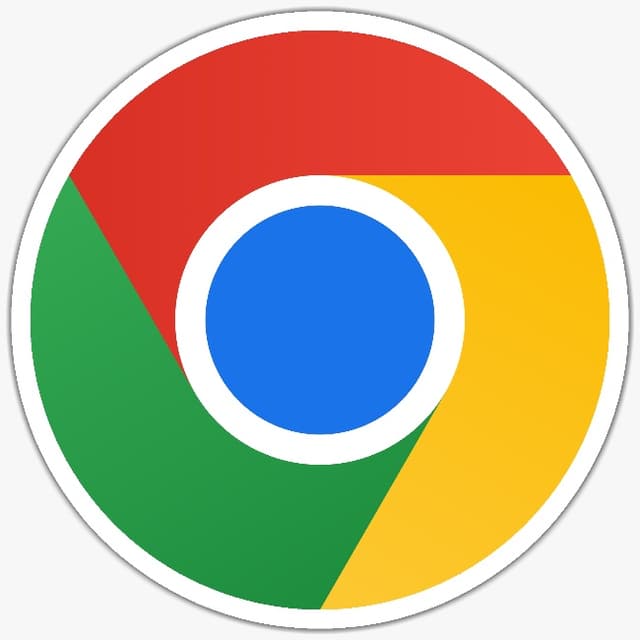 Chrome Sticker